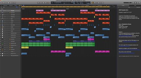 Description of Logic Pro X Template 6