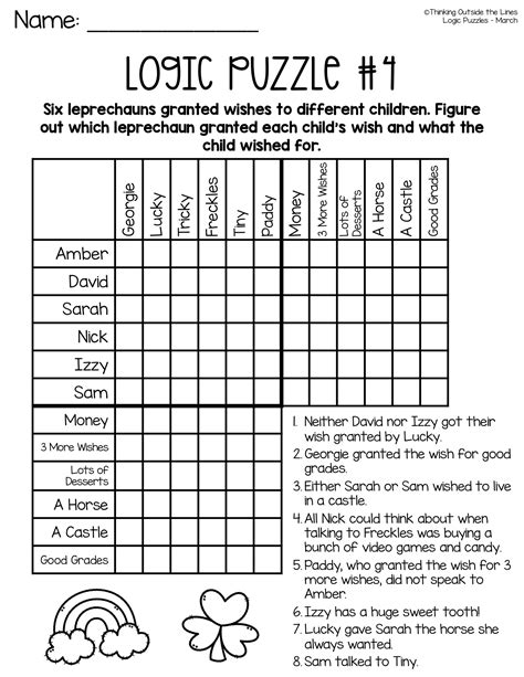 Logic puzzle with a mathematical theme