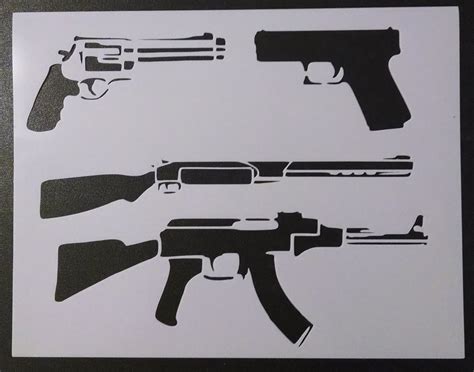 Logo Gun Stencils