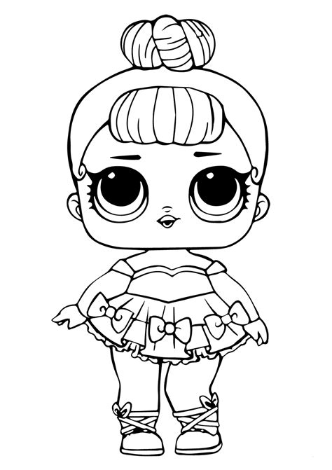 LOL Doll Coloring Pages for Kids