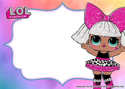 Lol Dolls Printable Templates