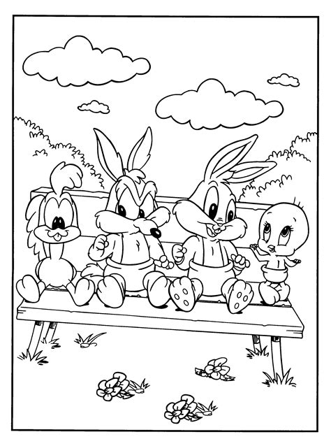 Looney Tunes Colouring Pages