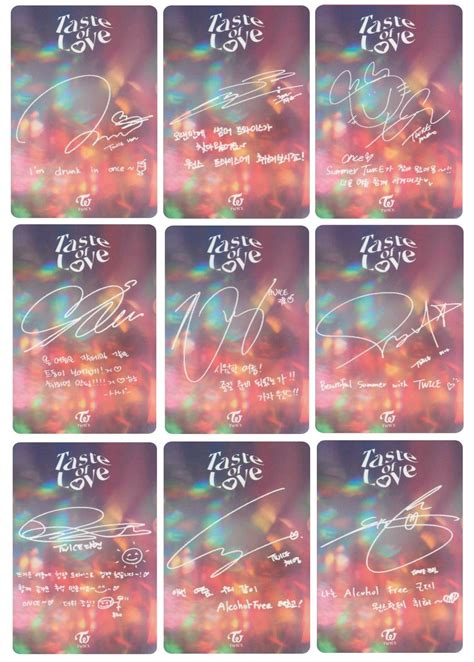 Love Photocard Template Designs