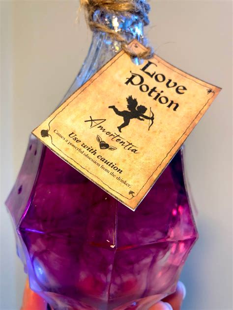 Love Potion Label Example