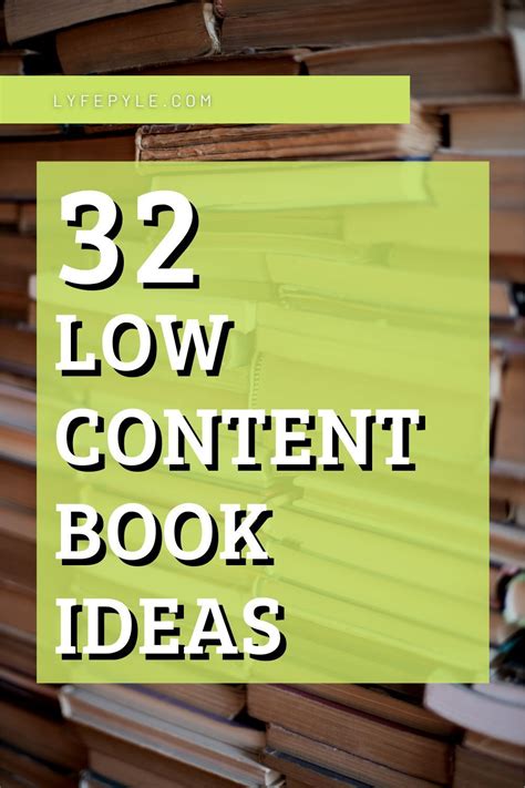 Low Content Books Template