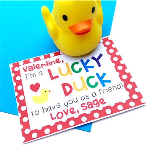 Lucky Duck Valentine Ideas