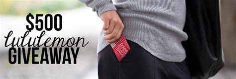 Lululemon gift card ideas for running