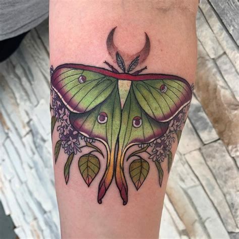 Lunar Moth Tattoo Gallery 1