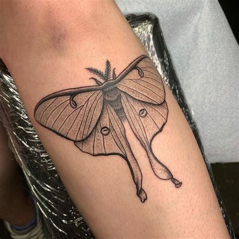 Lunar Moth Tattoo Gallery 8