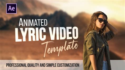 Lyric Video Template 5