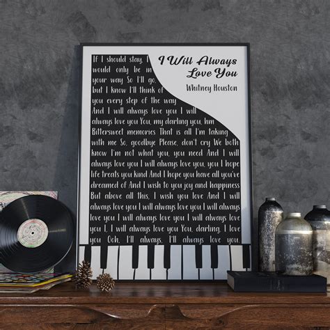 Lyrics Prints for Music Lovers