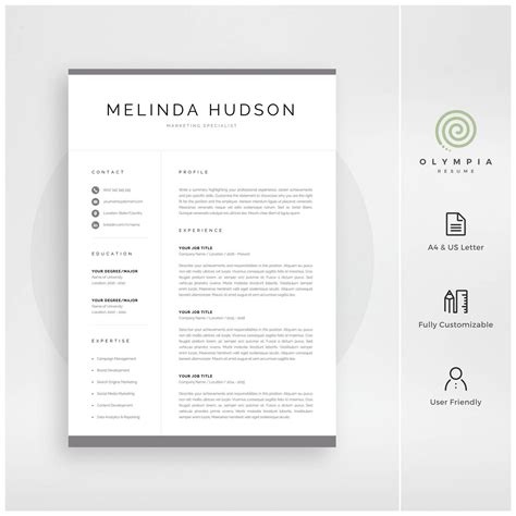 MacBook Air Resume Templates