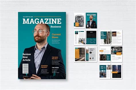 Magazine Template Design 10