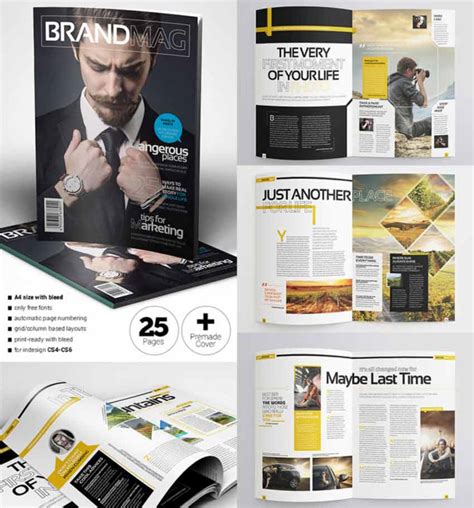 Magazine Template Design 2