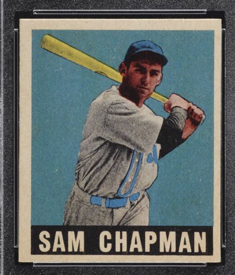 Mail Chapman Baseball Card