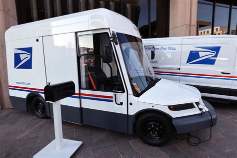 Mail delivery trucks