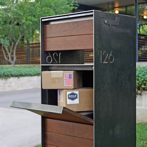 Mail Stand with Storage