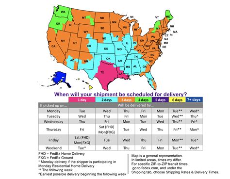 Mail Zone Delivery Map