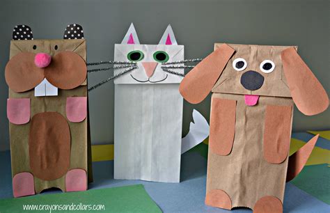 Making Paper Bag Puppets