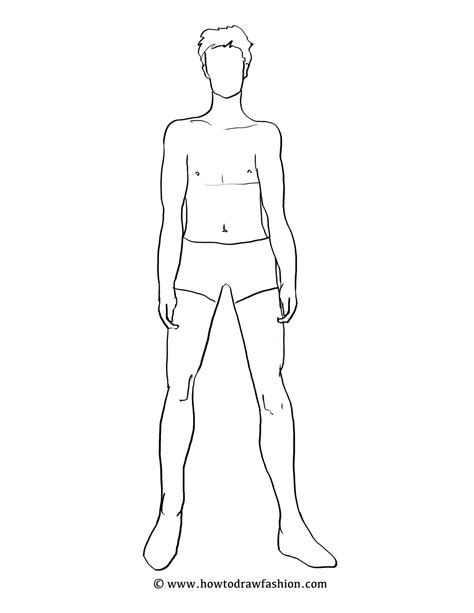 Male Body Template 10