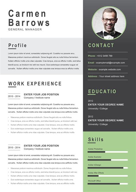 Manager Resume Template Word