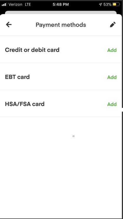 Managing EBT Card