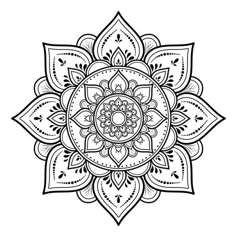 Mandala patterns for printing