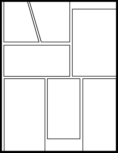 Manga Style Comic Book Template