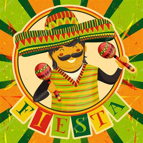 Maracas-themed Fiesta Invitation