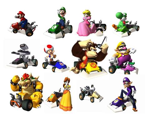 Mario Kart characters