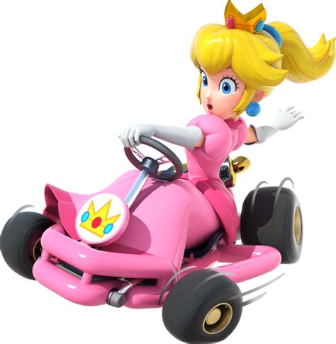 Princess Peach from Mario Kart