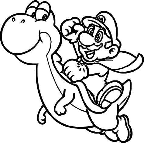 Mario printable coloring pages for fun