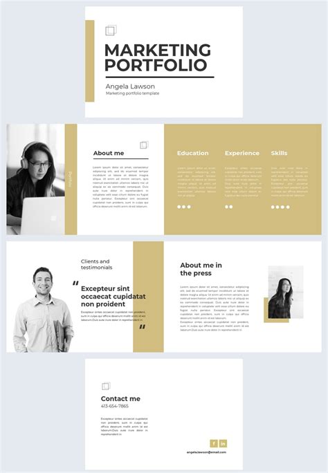 Marketing Portfolio Template