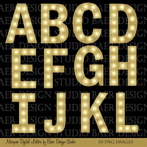 Marquee Letter Templates Printable Example 7