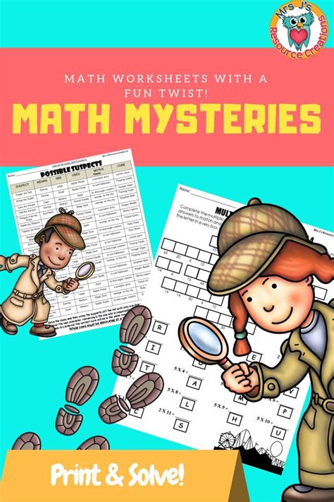 Math Mystery Activities