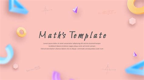 Math PPT Template Customization