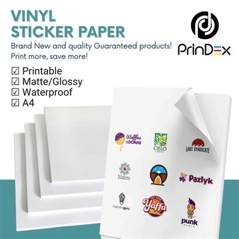 Matte Vinyl Sticker Paper Banners