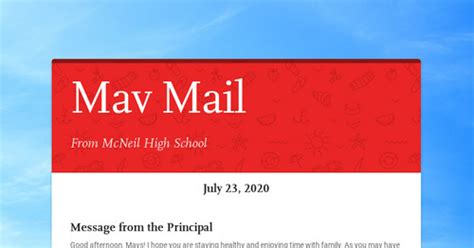 Mav Mail features