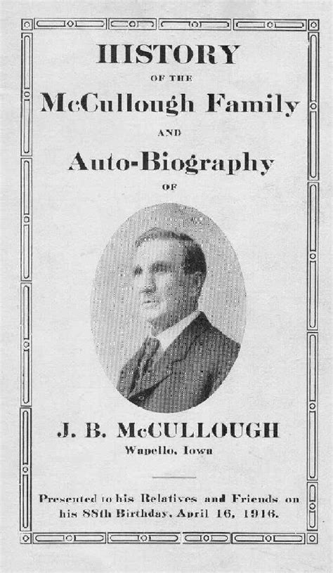 Mccollaugh Family Documents