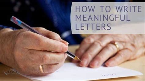 Image of a meaningful letter