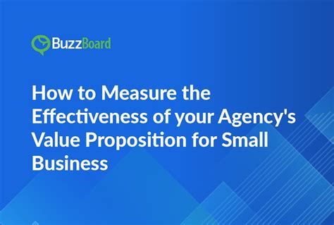 Measuring the Effectiveness of a Value Proposition