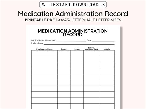 Medication Administration Record