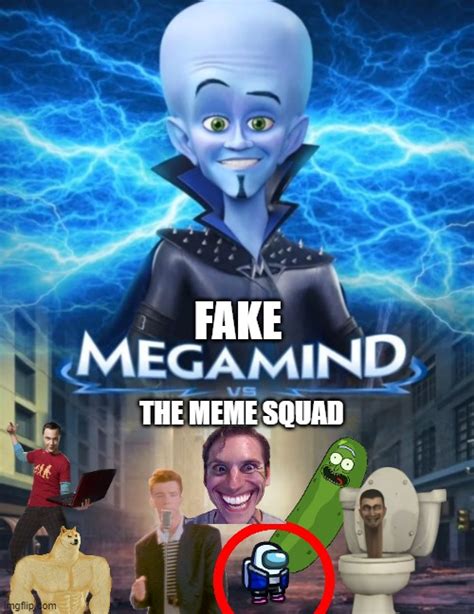 Megamind meme template spoof