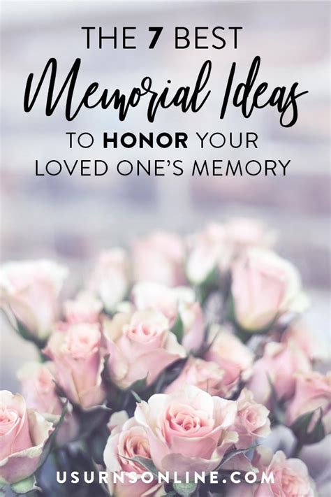 Ideas for Memorials