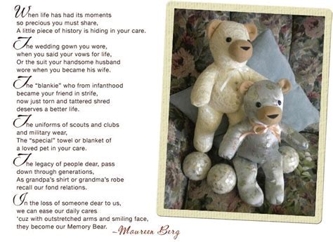 Memory Bear Poem Printable Gallery 1