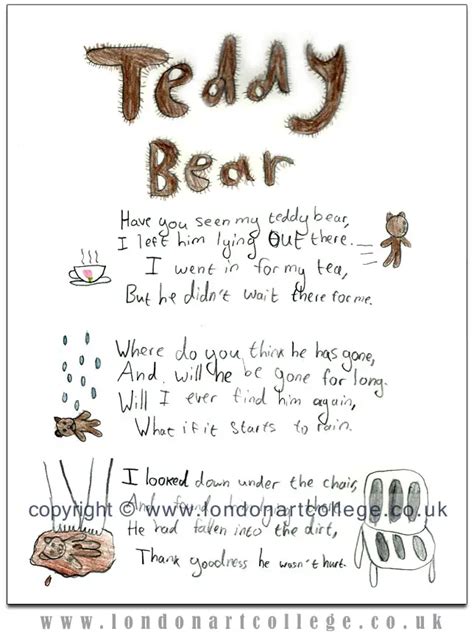 Memory Bear Poem Printable Gallery 7