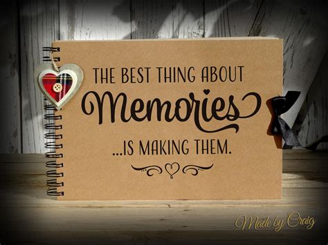 Creating a memory book to preserve memories