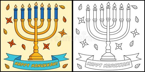 Inspirational Menorah Coloring Pages