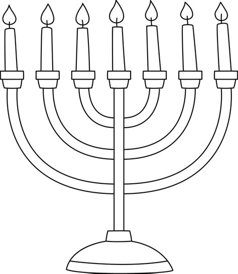 Therapeutic Menorah Coloring