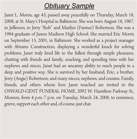 Merced Star Obituary Ideas Examples